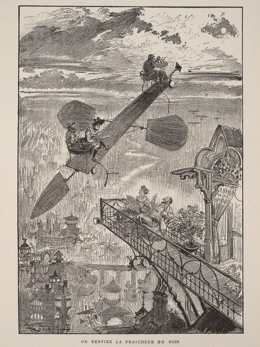 Terrasse de restaurant avec vue sur Paris