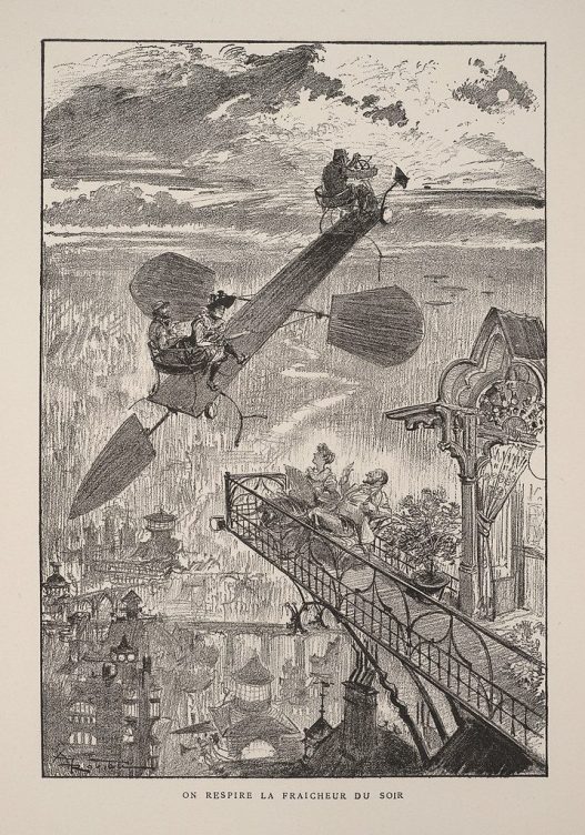 Terrasse de restaurant avec vue sur Paris