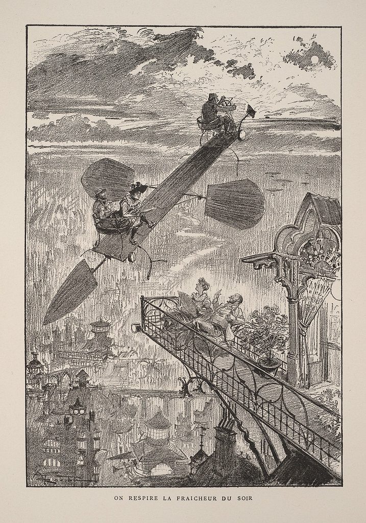 Terrasse de restaurant avec vue sur Paris